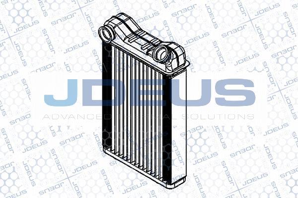 Jdeus M-211080A - Теплообмінник, опалення салону autocars.com.ua