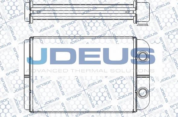 Jdeus M-2110840 - Теплообмінник, опалення салону autocars.com.ua