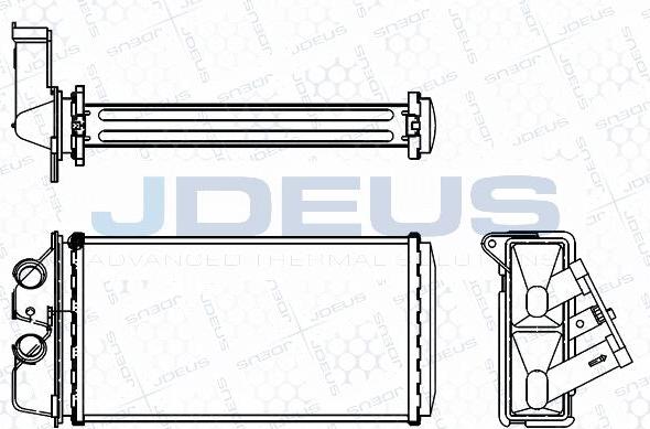 Jdeus M-2110890 - Теплообмінник, опалення салону autocars.com.ua