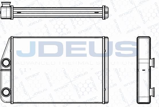 Jdeus M-2111210 - Теплообменник, отопление салона autodnr.net