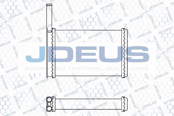 Jdeus M-2120180 - Теплообмінник, опалення салону autocars.com.ua