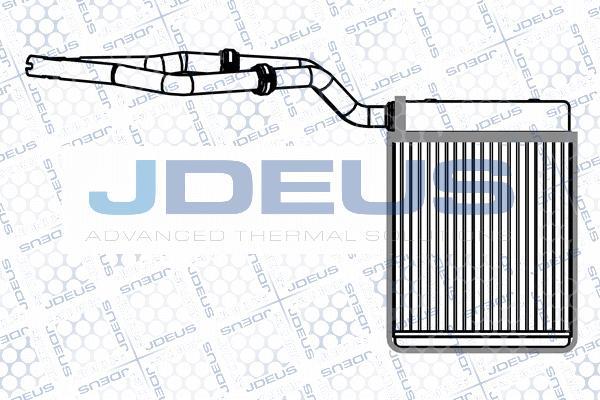 Jdeus M-212114A - Теплообменник, отопление салона autodnr.net