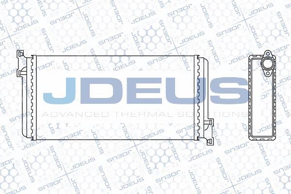 Jdeus M-217000A - Теплообмінник, опалення салону autocars.com.ua