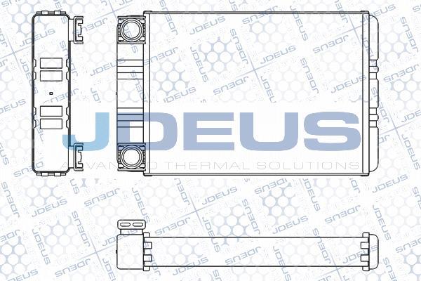 Jdeus M-217042A - Теплообменник, отопление салона autodnr.net