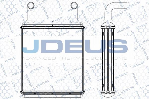 Jdeus M-2170780 - Теплообмінник, опалення салону autocars.com.ua