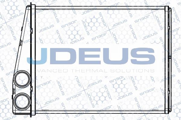 Jdeus M-2171180 - Теплообмінник, опалення салону autocars.com.ua