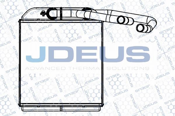 Jdeus M-2180300 - Теплообменник, отопление салона autodnr.net
