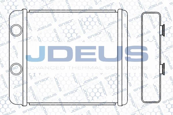 Jdeus M-218030A - Теплообменник, отопление салона autodnr.net