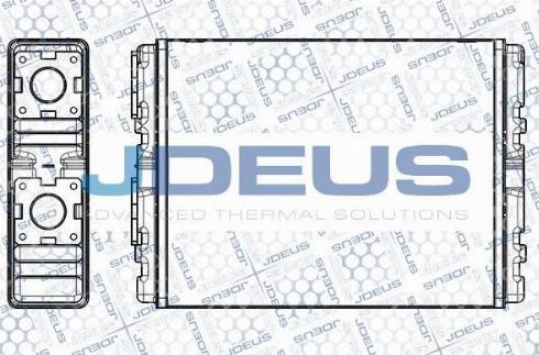Jdeus M-219082A - Теплообмінник, опалення салону autocars.com.ua