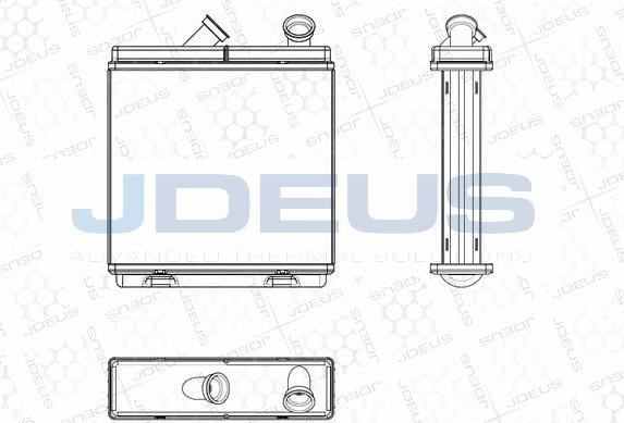 Jdeus M-220061A - Теплообмінник, опалення салону autocars.com.ua