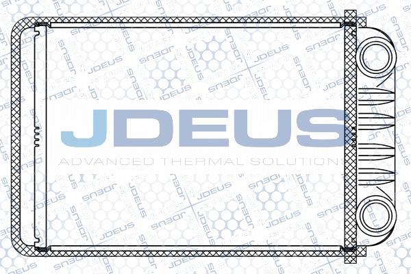 Jdeus M-220103A - Теплообменник, отопление салона autodnr.net