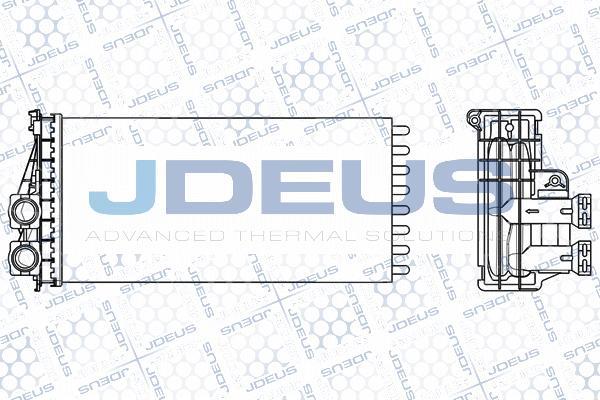 Jdeus M-2210420 - Теплообмінник, опалення салону autocars.com.ua