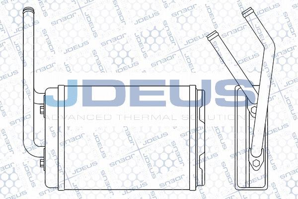 Jdeus M-2230120 - Теплообмінник, опалення салону autocars.com.ua