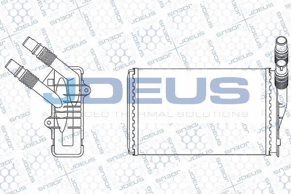 Jdeus M-223086A - Теплообменник, отопление салона autodnr.net