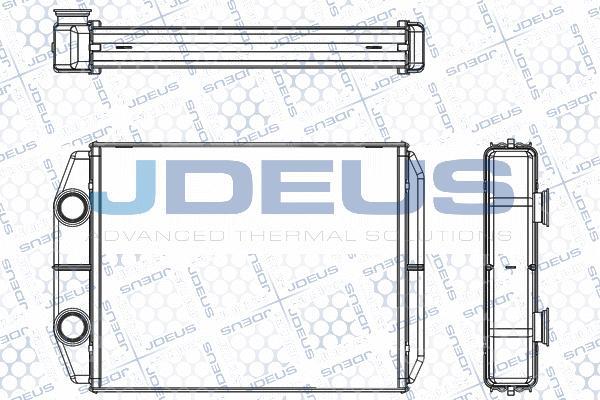 Jdeus M-2231130 - Теплообмінник, опалення салону autocars.com.ua