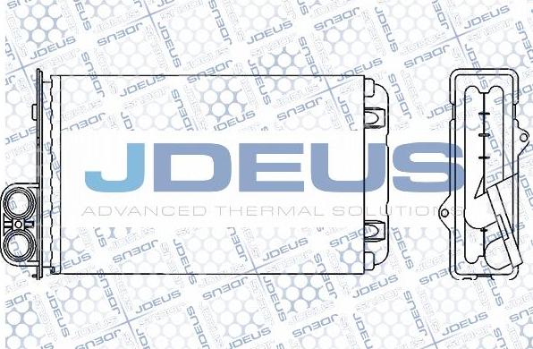 Jdeus M-2231210 - Теплообмінник, опалення салону autocars.com.ua