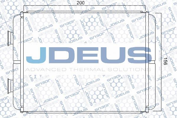 Jdeus M-228033A - Теплообмінник, опалення салону autocars.com.ua