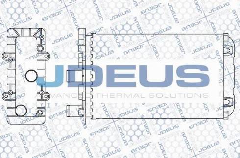 Jdeus M-230024A - Теплообмінник, опалення салону autocars.com.ua