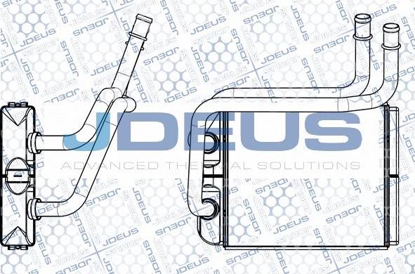 Jdeus M-2300540 - Теплообмінник, опалення салону autocars.com.ua