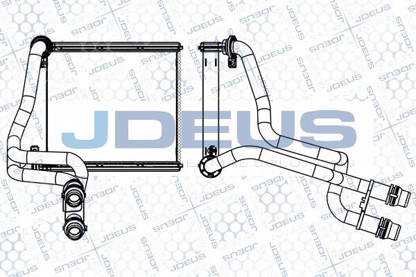 Jdeus M-2300670 - Теплообмінник, опалення салону autocars.com.ua