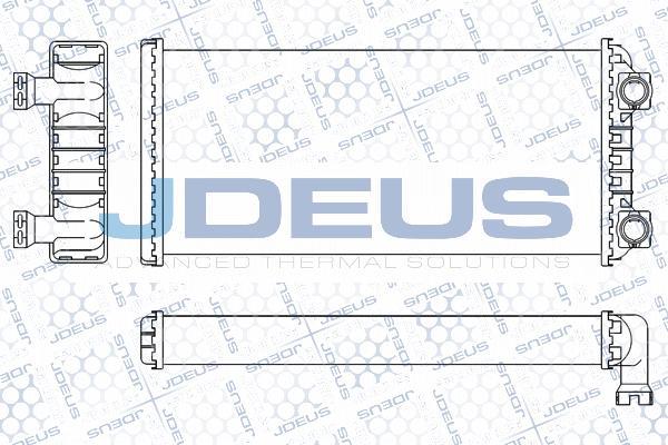 Jdeus M-231003A - Теплообменник, отопление салона autodnr.net