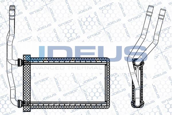 Jdeus M-2410080 - Теплообмінник, опалення салону autocars.com.ua