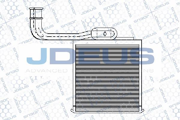 Jdeus M-242001A - Теплообмінник, опалення салону autocars.com.ua