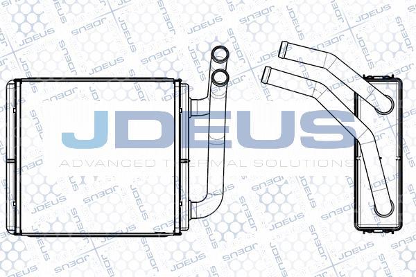 Jdeus M-254014A - Теплообмінник, опалення салону autocars.com.ua