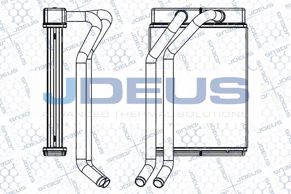 Jdeus M-2540240 - Теплообмінник, опалення салону autocars.com.ua