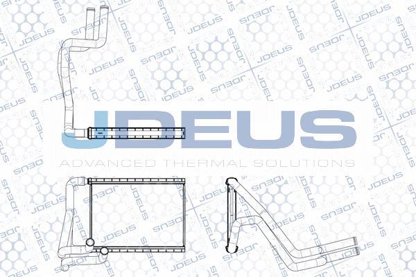 Jdeus M-2540440 - Теплообмінник, опалення салону autocars.com.ua