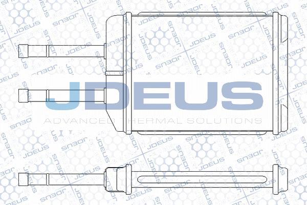 Jdeus M-2560250 - Теплообмінник, опалення салону autocars.com.ua