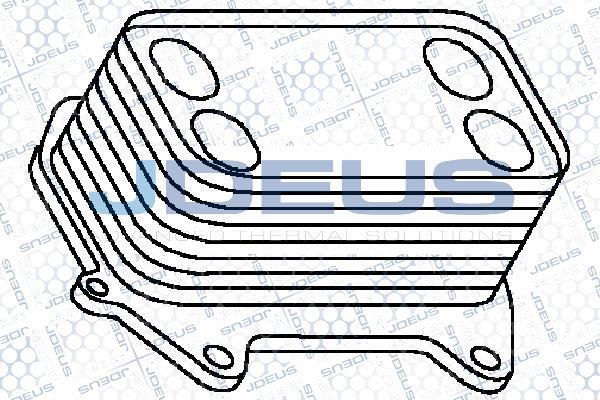 Jdeus M-4010231 - Масляний радіатор, рухове масло autocars.com.ua