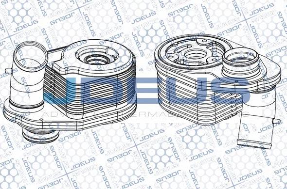 Jdeus M-411147A - Масляний радіатор, рухове масло autocars.com.ua