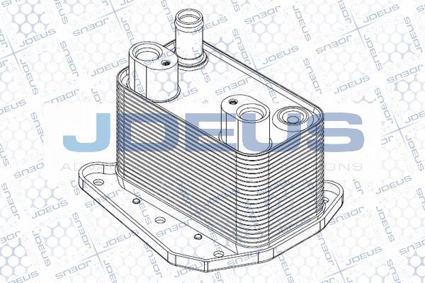 Jdeus M-4170580 - Масляний радіатор, рухове масло autocars.com.ua
