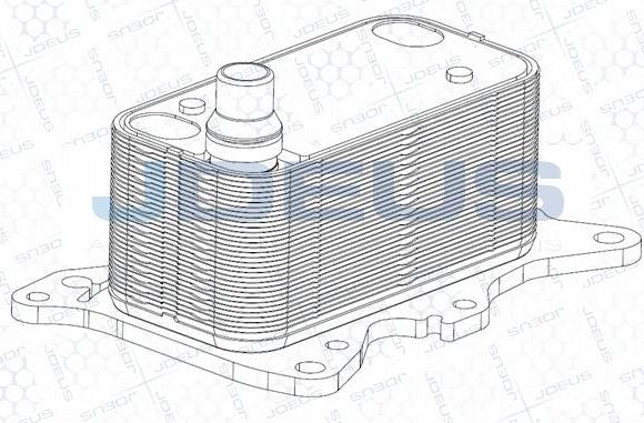 Jdeus M-4171041 - Масляний радіатор, рухове масло autocars.com.ua