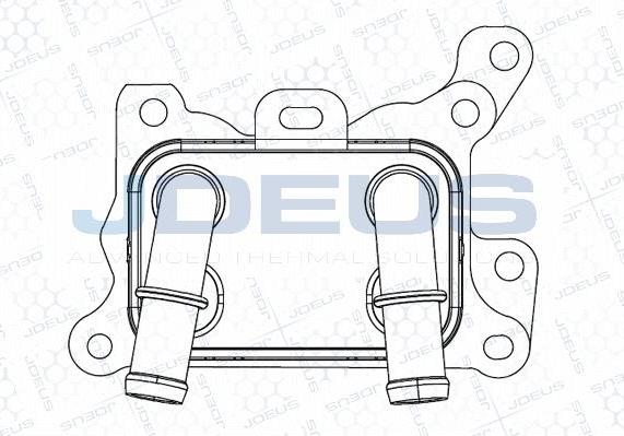 Jdeus M-4190881 - Масляний радіатор, рухове масло autocars.com.ua