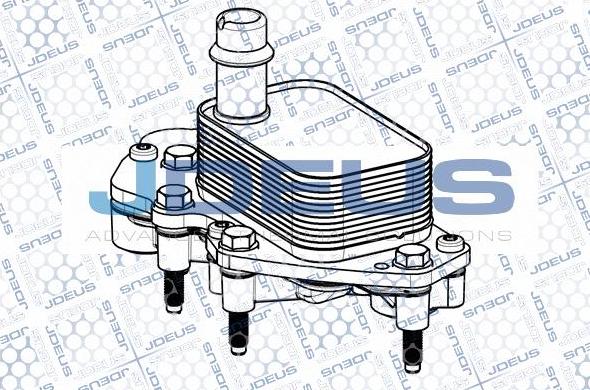 Jdeus M-4201351 - Масляний радіатор, рухове масло autocars.com.ua