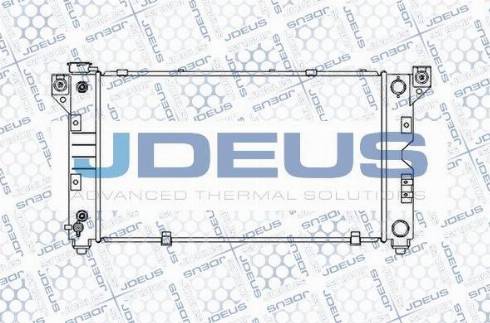 Jdeus M-0530020 - Радіатор, охолодження двигуна autocars.com.ua