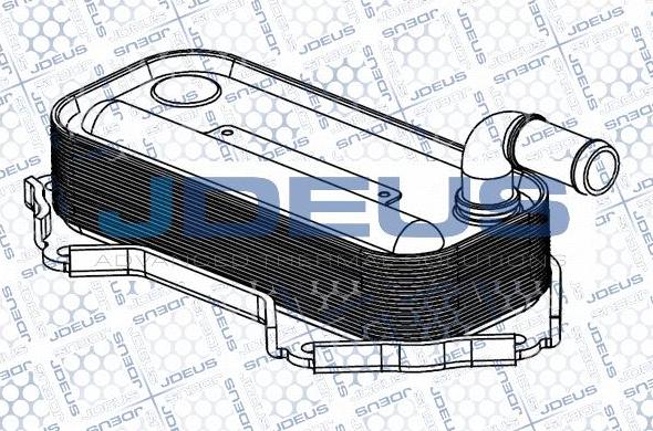 Jdeus M-4280171 - Масляний радіатор, рухове масло autocars.com.ua