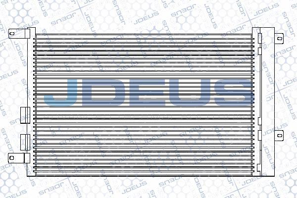 Jdeus M-700008A - Конденсатор, кондиціонер autocars.com.ua