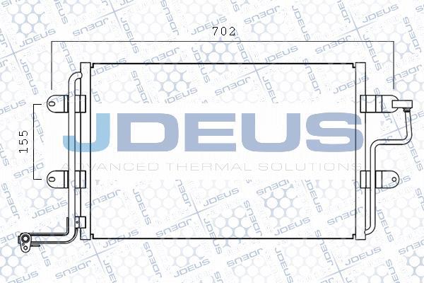 Jdeus M-7010190 - Конденсатор кондиционера autodnr.net