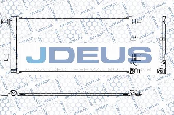 Jdeus M-7010620 - Конденсатор, кондиціонер autocars.com.ua
