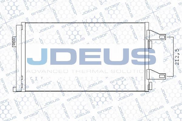Jdeus M-7070240 - Конденсатор кондиционера autodnr.net