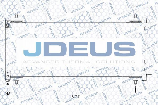 Jdeus M-7070610 - Конденсатор кондиционера autodnr.net