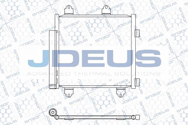 Jdeus M-7070620 - Конденсатор, кондиціонер autocars.com.ua