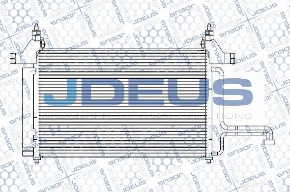 Jdeus M-7110850 - Конденсатор, кондиціонер autocars.com.ua