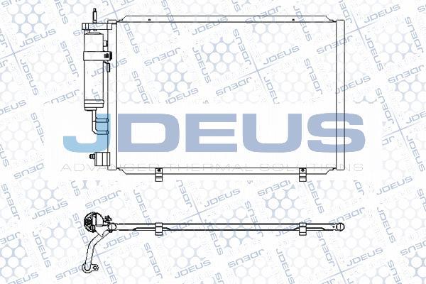 Jdeus M-7120700 - Конденсатор, кондиціонер autocars.com.ua