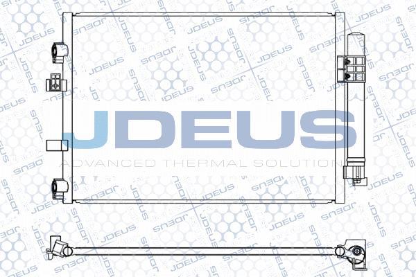 Jdeus M-7120800 - Конденсатор, кондиціонер autocars.com.ua