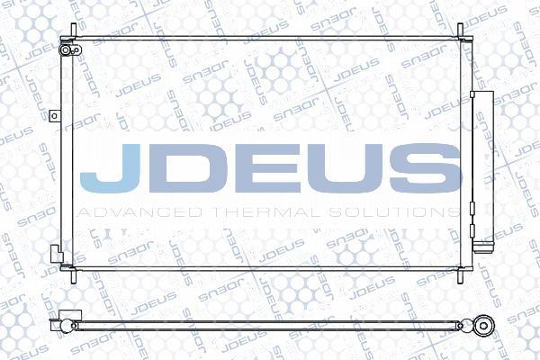 Jdeus M-7130120 - Конденсатор, кондиціонер autocars.com.ua