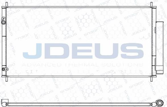 Jdeus M-7130410 - Конденсатор, кондиціонер autocars.com.ua